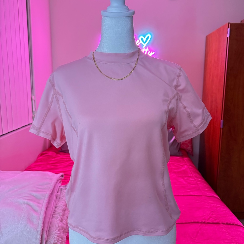 Pretty pink pretty little thing athletic top